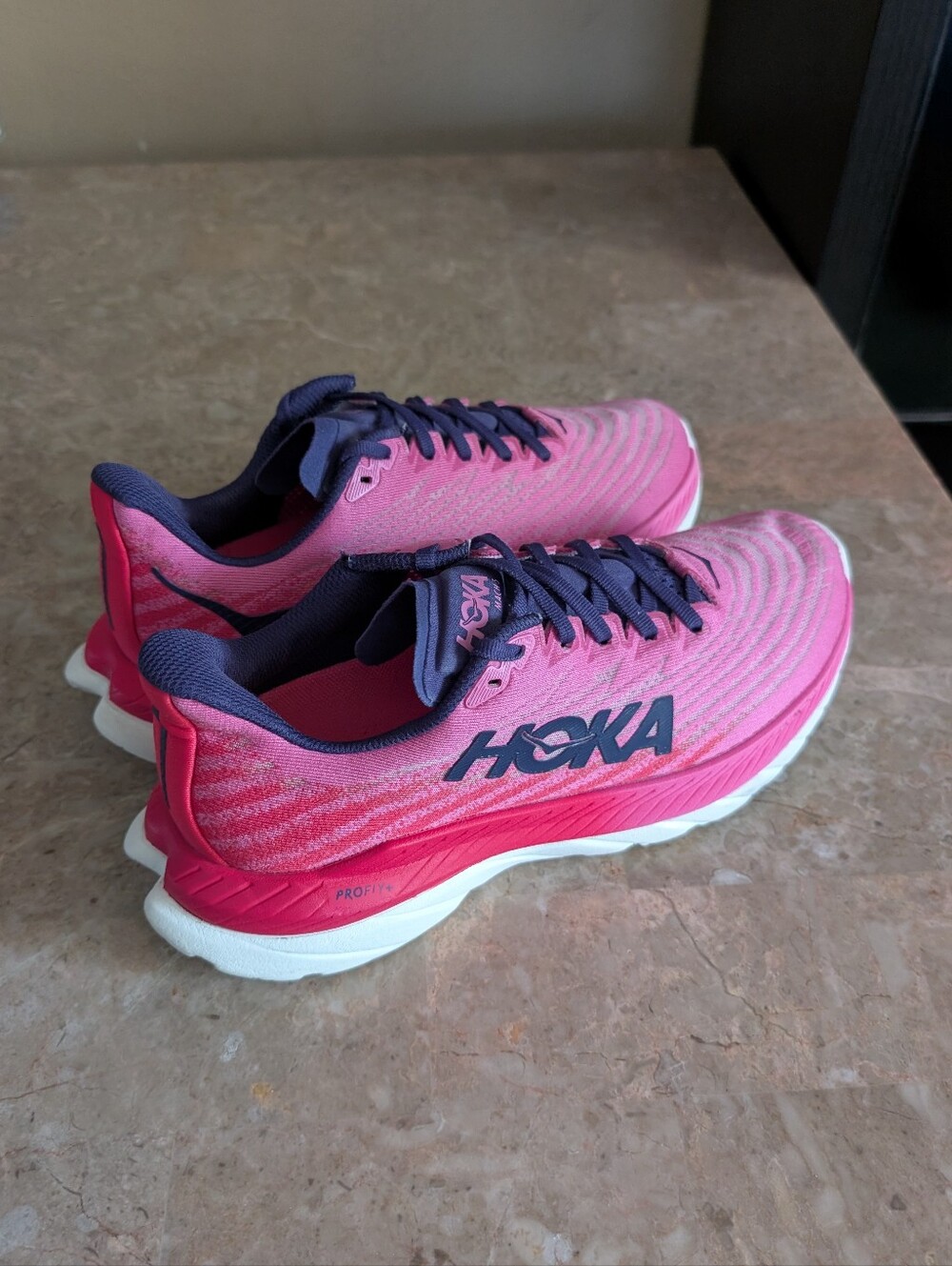 Hoka One One Mach 5 Solimar Strawberry Raspberry Running Shoes Women's 8.5 - Picture 7 of 13